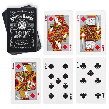 Playing cards "Cool man", 36 cards, 18+-1