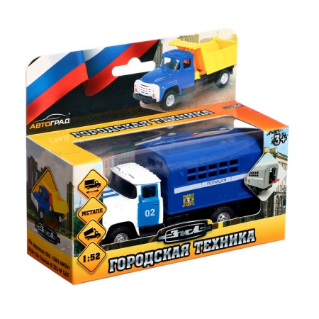Metal truck "ZIL. Police "1:52, inertia-4