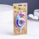 Candle in the cake on the skewer "Galaxy", the number 6, 9 cm, giant