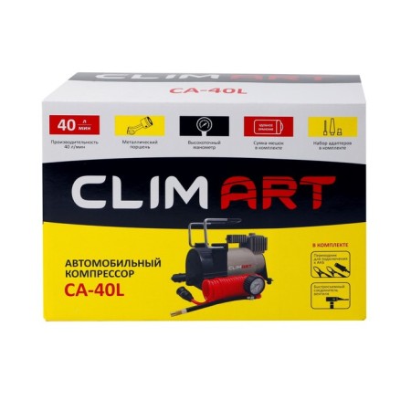 Car compressor CLIM ART CA-40L, 40 l/min, twisted hose, storage bag bag-1