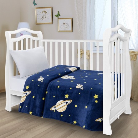 Adele Star Sky Plaid 100x140cm, Velsoft 280g/m, PE 100%