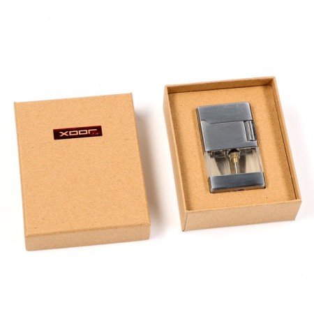 Gas lighter, piezo, silicon included, silver-4