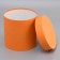 Box Gift round "P.S. I love you" orange 18*18*18cm