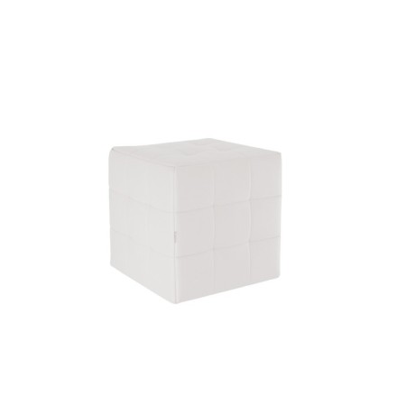 Puff Rubik, 430 x 430 x 430, white (eco -leather)