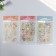 Stickers "Golden Flower Wooden" set 3 sheets mix 14.6x10.5 cm
