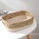 Basket for storage laid handmade Daulaan "Rita", 28 × 18 × 9 cm, brown color