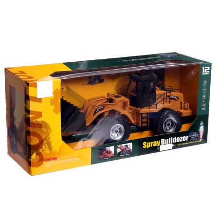 Radio -controlled "construction" machine, loader, battery, light, sound and smoke effects-7