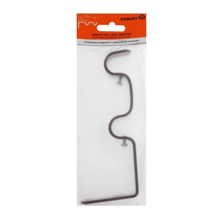 Broke for cornice D20 two -row 8/15 cm, color brown., Metallic-2