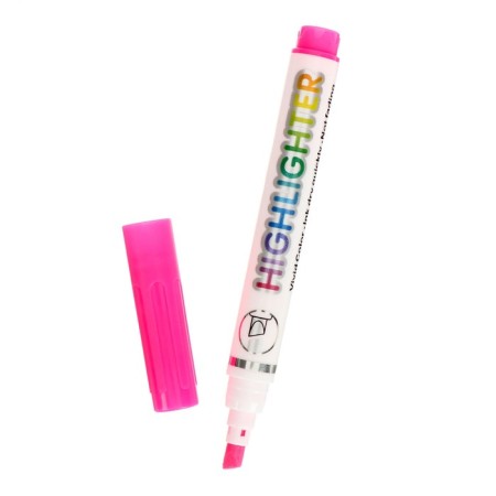 The marker textbook, the tip is mowed, 4 mm, pink-1