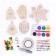 Set for creativity "New Year's garland, wooden toys"