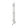 The towel electric "Sanprise" duet circle, 100x1200 mm, right, chrome