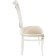 Wooden chair Mariano Buka Massive/Fabric, Milk/Beige 49x56x97 cm