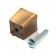 Furniture handle Cappio RT203, coffee color