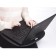 Star-old stand with soft pillows, for laptop and creativity Brauberg, 430x330 mm, black