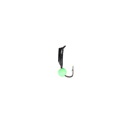 Mormyshka column black + green ball, weight 0.35 g-1