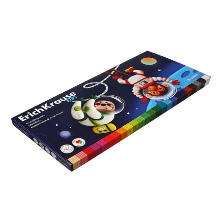 Plasticine 24 colors, 432 g, Erichkrause "Kids Space Animals", with a glass, in cardboard packaging-5