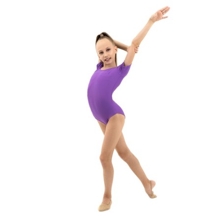 A swimsuit for gymnastics and dancing Grace Dance, p. 28, purple color-3