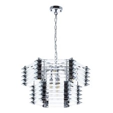 Suspended chandelier Arte Lamp Caravaggio A1059SP-9CC, E14, 9x40 W, 60x60x31 cm, chrome