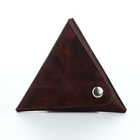 Monetnik on the button, Textura, brown color-1