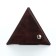 Monetnik on the button, Textura, brown color