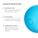 Inflatable ball "on the wave", d = 45 cm, the color is blue