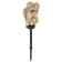 Garden lamp on the solar battery "Angels", 45 cm, 1 LED, glow warm white