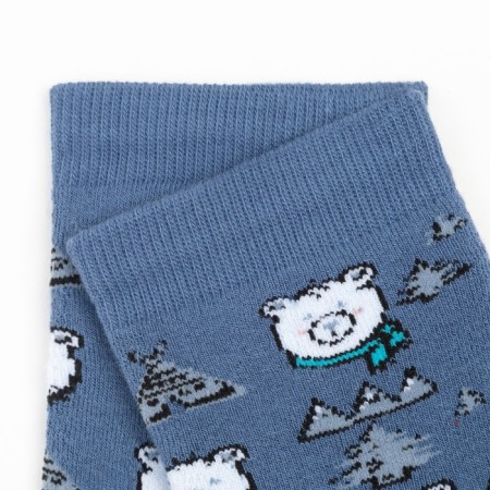 Women's sole socks, Denim color, size 23-25-2
