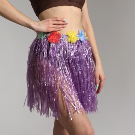 Hawaiian skirt, color 40 cm, mix-2