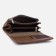 Wallet on the button, brown color