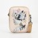 Bag "Tenderness", 15x3x20, lightning departure, belt long, beige