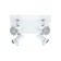 Tamara 4x3.3W GU10 IP44 lamp white, chrome
