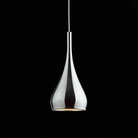 Suspension lamp ST LUCE. SL874.113.01. GoCce. 1x40 W, E27, 16x16x35 cm, chromium color-1
