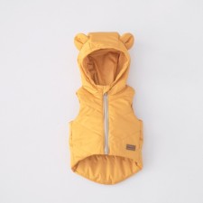 Безрукавка детская утеплённая KinDerLitto «Орсетто», рост 74-80 см, цвет горчица