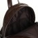 Women's backpack on lightning, brown color