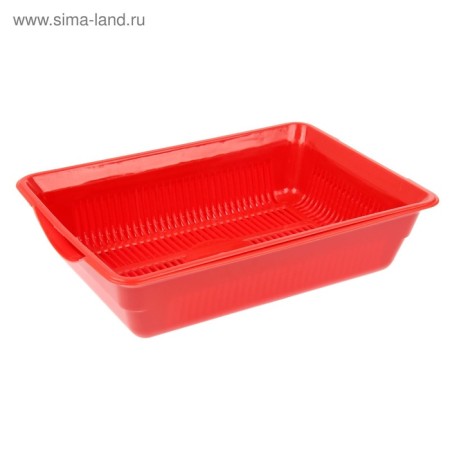 Deep toilet with a mesh of 36 x 25 x 9 cm, red-2