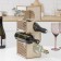 Summary stand for 4 bottles, 13 × 16 × 40 cm