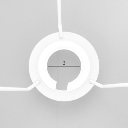 Universal lampshade "Large flowers" E27/E14 24x24x19cm-2