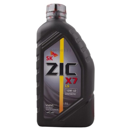 Motor oil zic X7 LS 10W-40, API SN / CF, synthetic, 1 liter