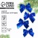 Christmas tree toy New Year's "Bows", for the New Year, blue color