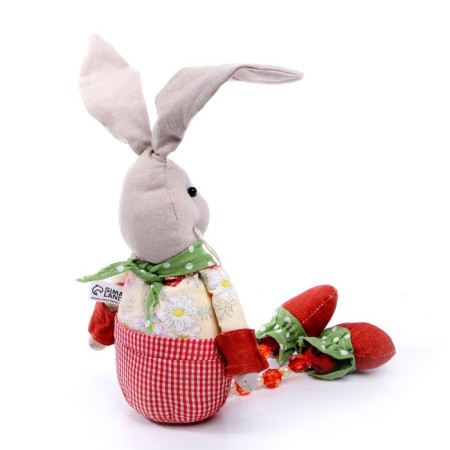 Soft toy "Rabbit", in a cage-2