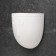 Cashpo suspended "silhouette" white, 17x7cm
