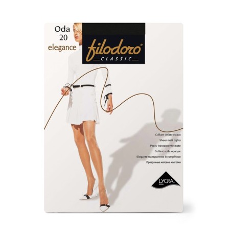 Women's tights Filodoro ODA, 20 DEN, size 2, color Nero-1
