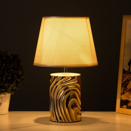 CALISE Table Lamp E14 40W gold 19x19x32 cm Risalux-1