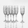 Crystal Fuel Crystal for Champagne "Mill", 170 ml, 6 pcs