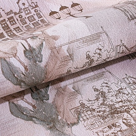 Paper wallpapers "Gomel wallpaper" Vincent 61, 0.53x10.05m-3