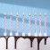 Set of candles in the cake "Spiral", 200pcs, 5 cm, pink gold