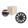 Wheel caps 15 "Tornado", Black Gloss, Carbon, 2 pcs Airline AWCC-15-09