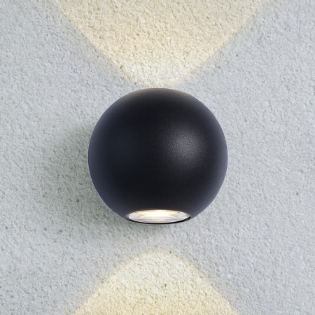 Elektrostandard lamp, 10W, LED, 3000K, 700LM, IP54, wall, Techno 1566 LED Black