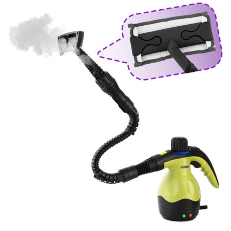 The console KitFort KT-950, manual, 1000 watts, 0.25 l, heating 3 minutes, black-green-1