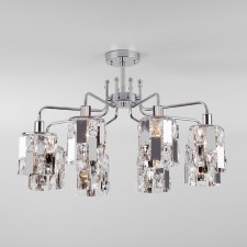 Люстра Scoppio, 8x60Вт E14, цвет хром